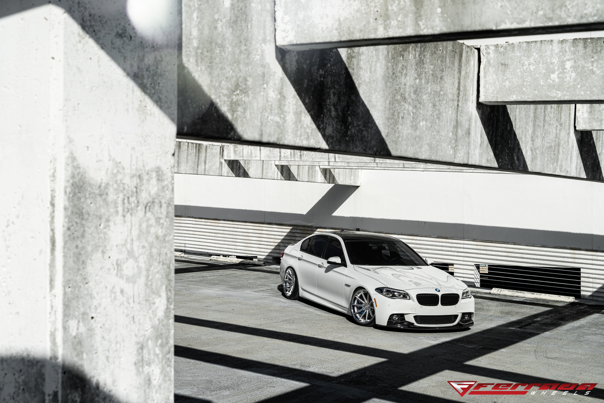 Ferrada White BMW 5 Series 3