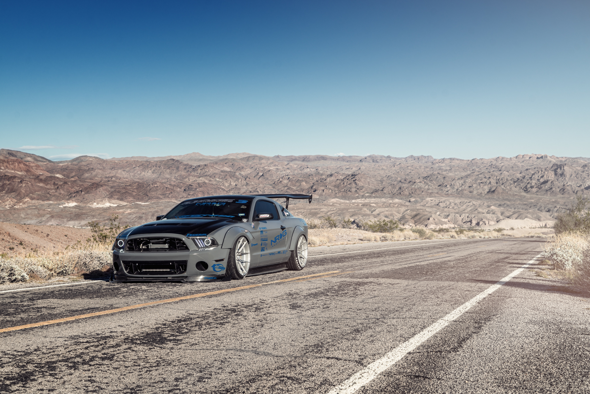 2014 Ford Mustang Widebody - FR8 Silver-2