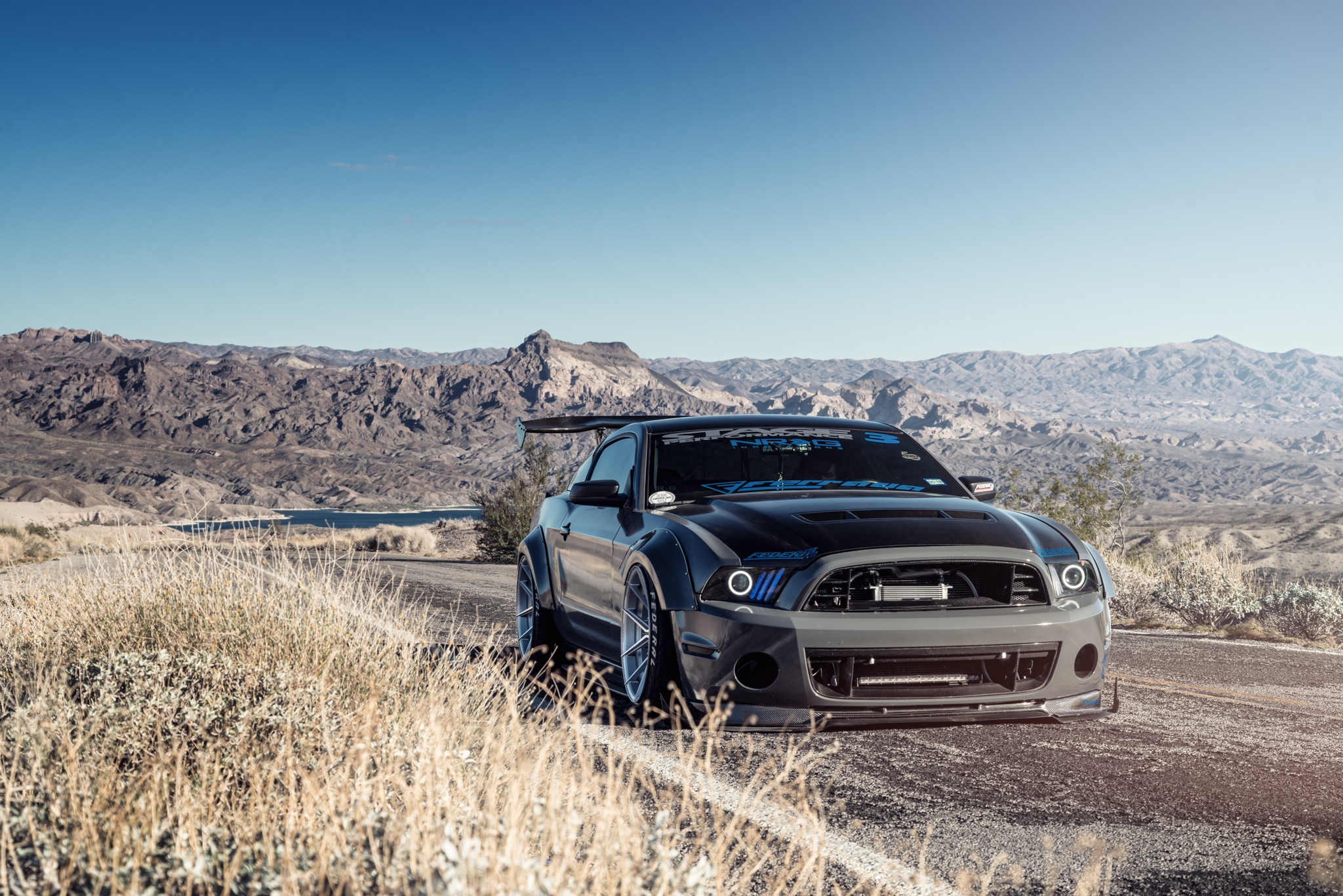 2014 Ford Mustang Widebody - FR8 Silver-3