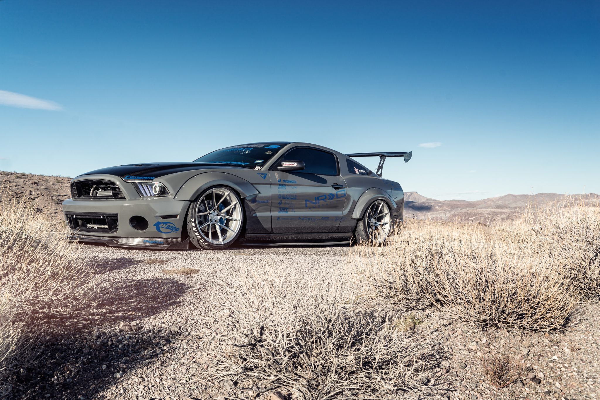 2014 Ford Mustang Widebody - FR8 Silver-6